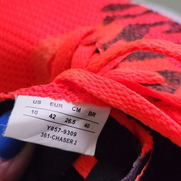 361 Degrees Chaser 2 Neon Workout Sneakers Size 10 - Picture 11 of 11